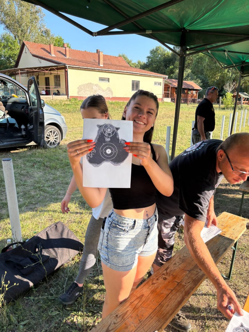 Légpuskát nyertek a legjobban célzó fiatalok