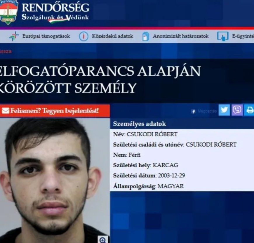 Emberölés miatt keresik a kunmadarasi férfit!