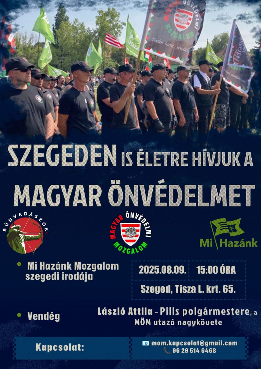 Teremtsünk békét és rendet Csongrád-Csanád vármegyében!