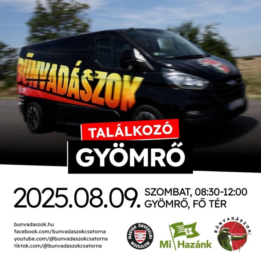 Találkozz a Bűnvadászokkal személyesen, Gyömrőn